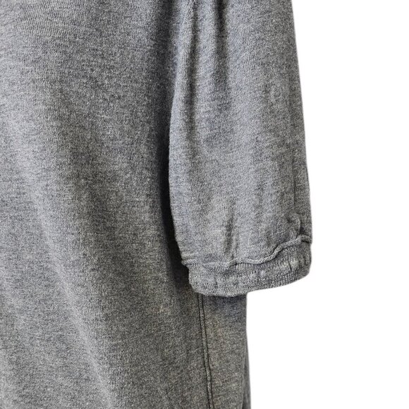 Dolce & Gabanna D&G Short Sleeve Silk Cotton Button Up Cardigan, Gray, 50 / US L - Picture 10 of 12